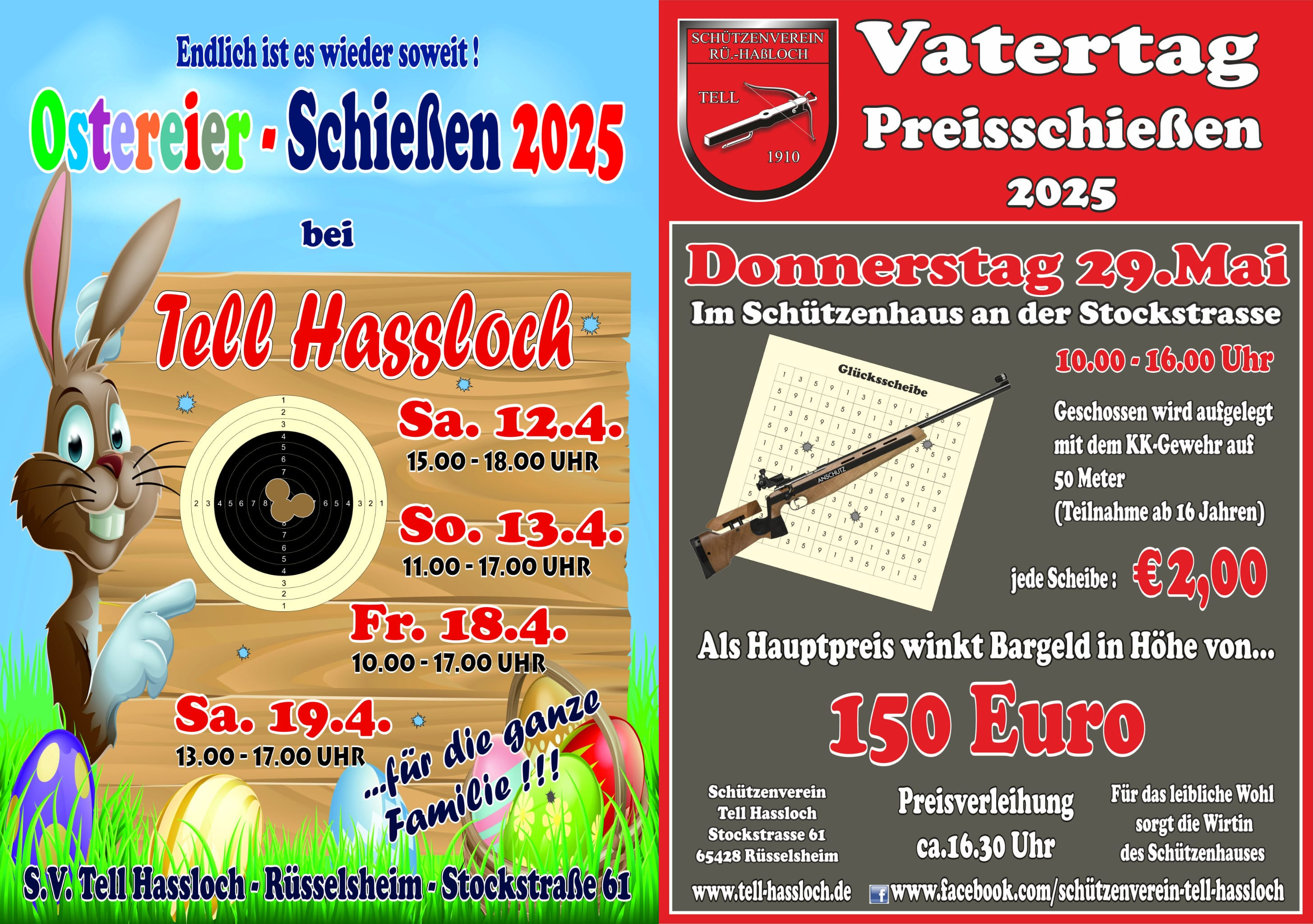Ostereierschießen & Vatertagsschießen 2025